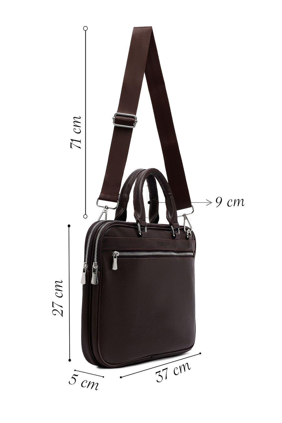 Men's Brown Briefcase