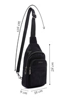 Men's Black Crossbody Bag | Derimod