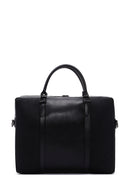 Men's Black Printed Briefcase | Derimod
