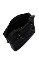 Men's Black Printed Briefcase | Derimod