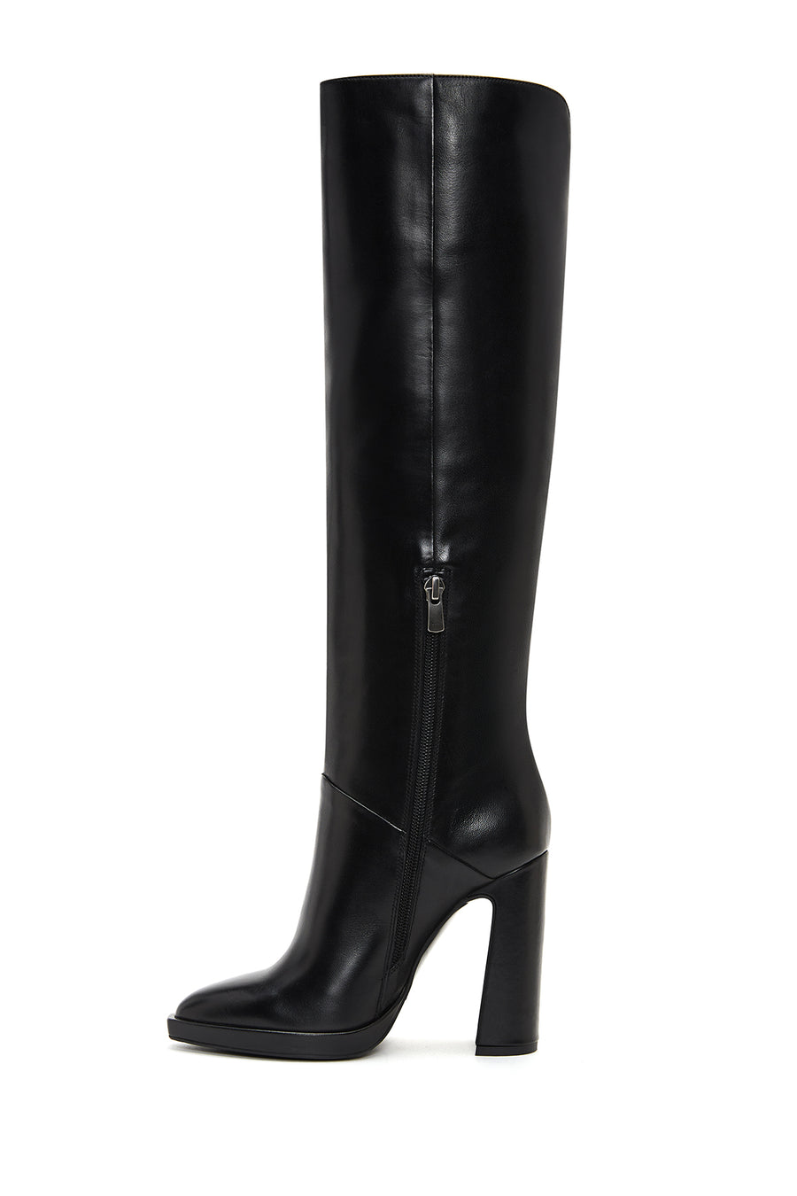 Women's Leather High Heel Boots