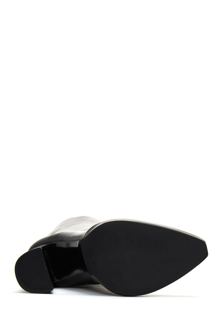 Women's Leather High Heel Boots
