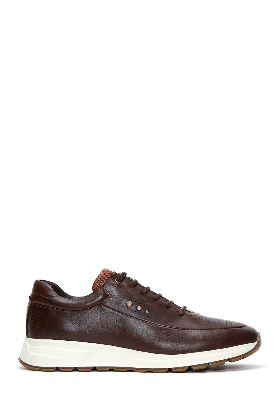 Erkek Kahverengi Deri Sneaker 22WFD660518 | Derimod