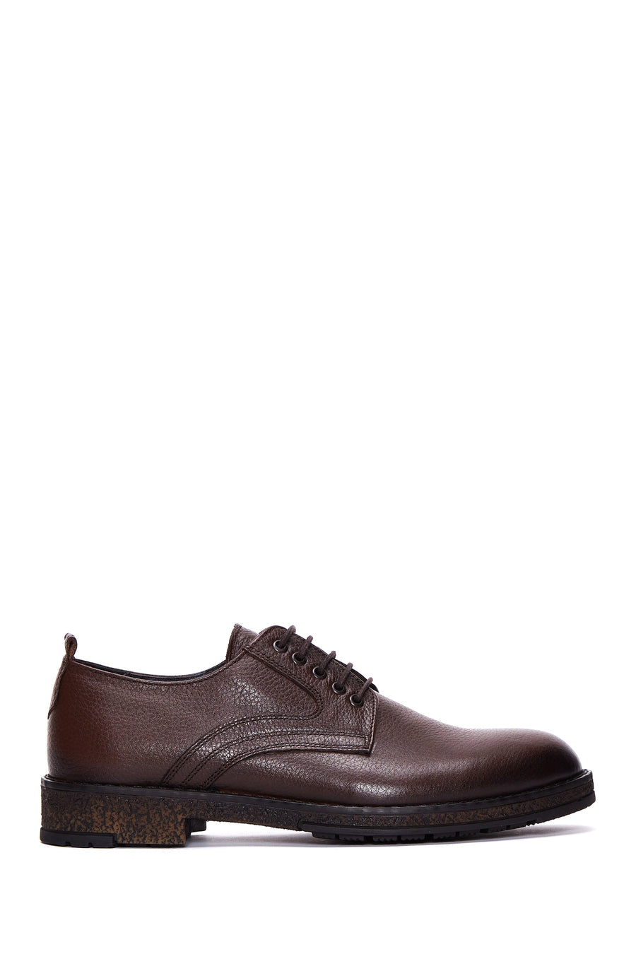 Men's Brown Leather Casual Shoes 22WFD6841FT | Derimod