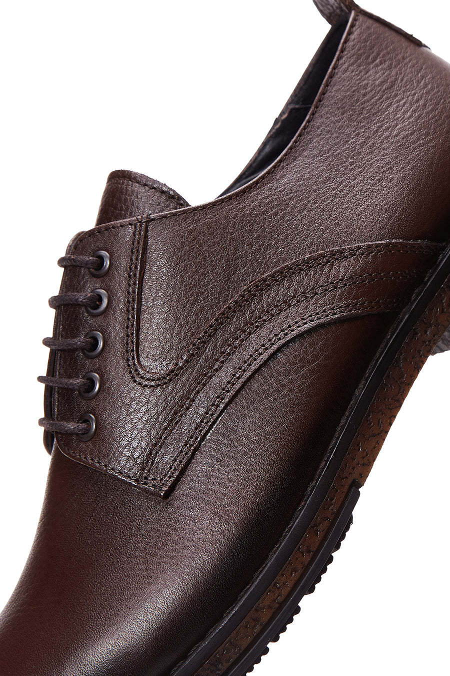 Men's Brown Leather Casual Shoes