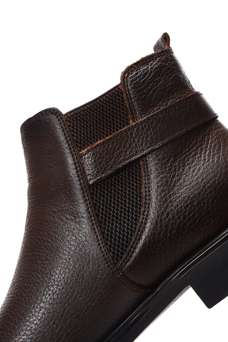 Men's Leather Buckle Classic Boots