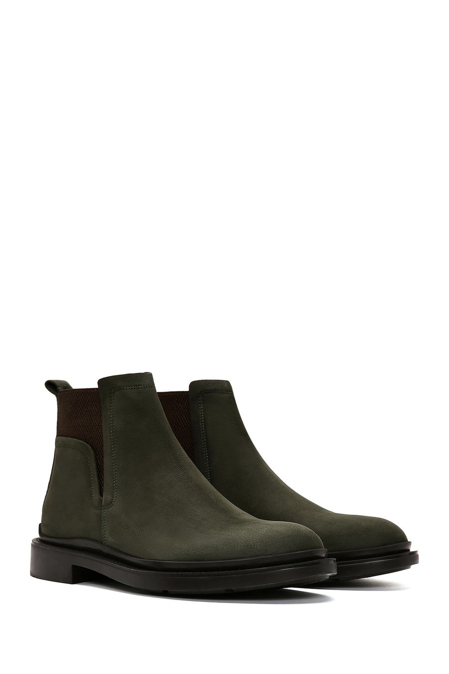 Men's Nubuck Leather Chelsea Boots