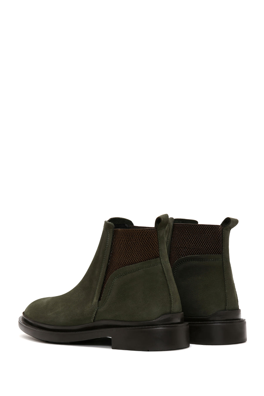 Men's Nubuck Leather Chelsea Boots