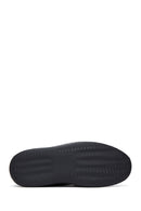 Men's Black Leather Casual Sneaker | Derimod