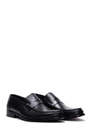 Men's Black Leather Classic Loafer | Derimod