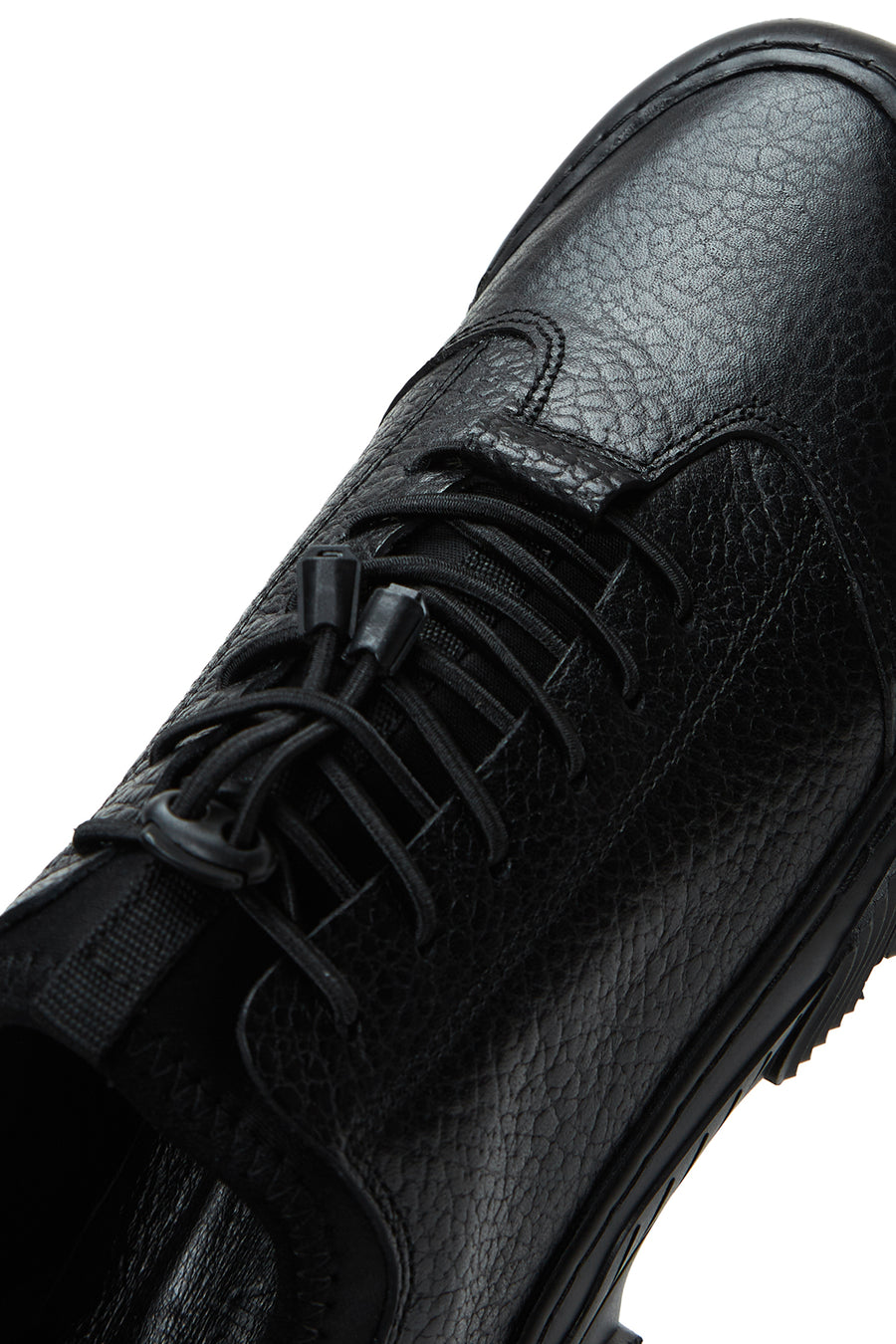 Men's Black Leather Casual Shoes