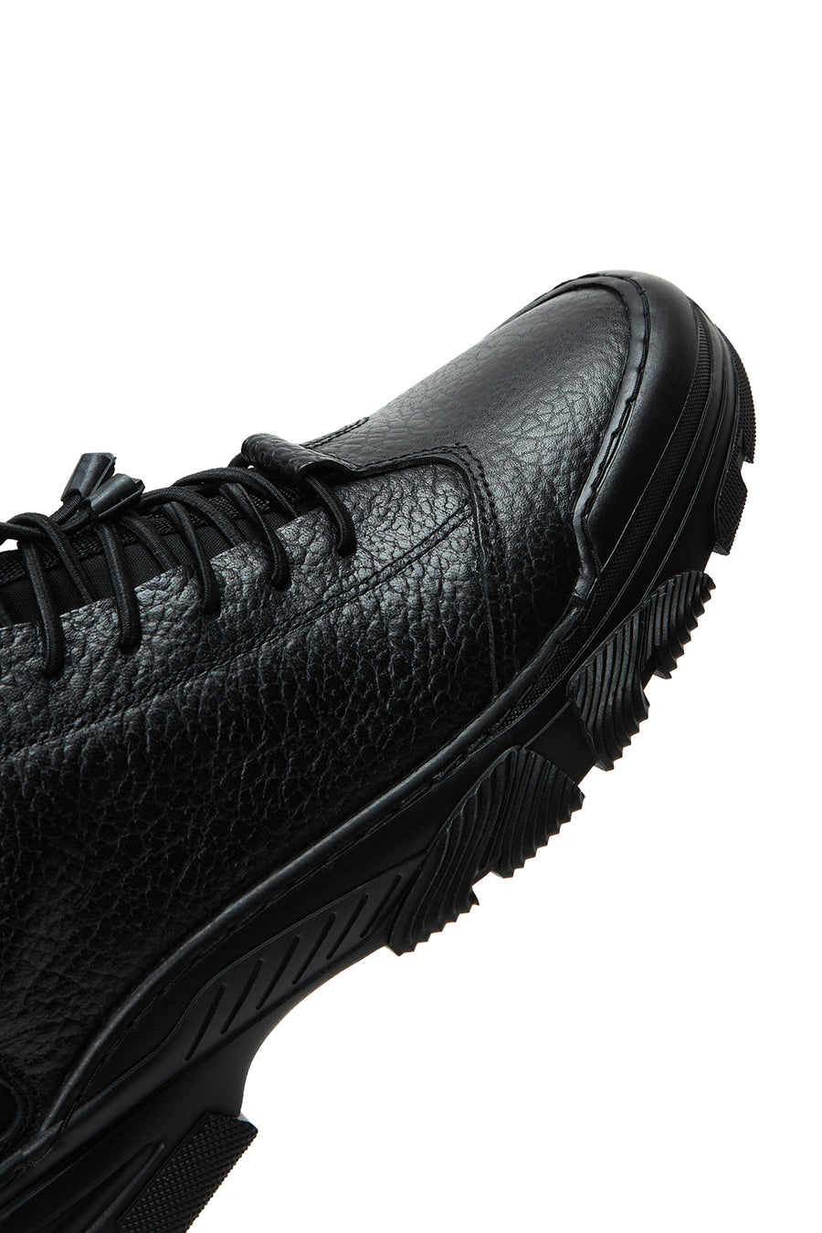 Men's Black Leather Casual Shoes