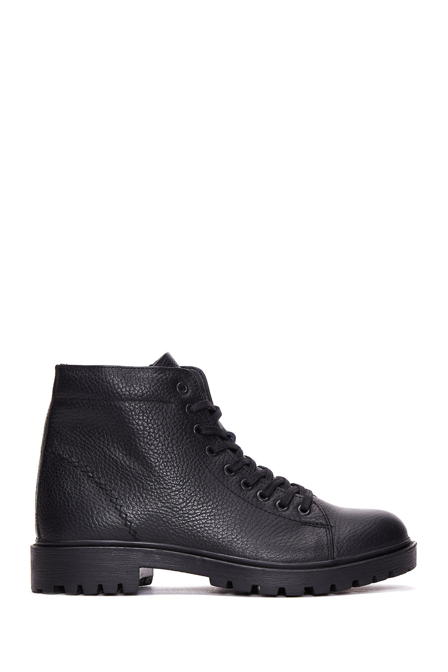 Men's Leather Casual Zippered Boots 22WFD6948FT | Derimod