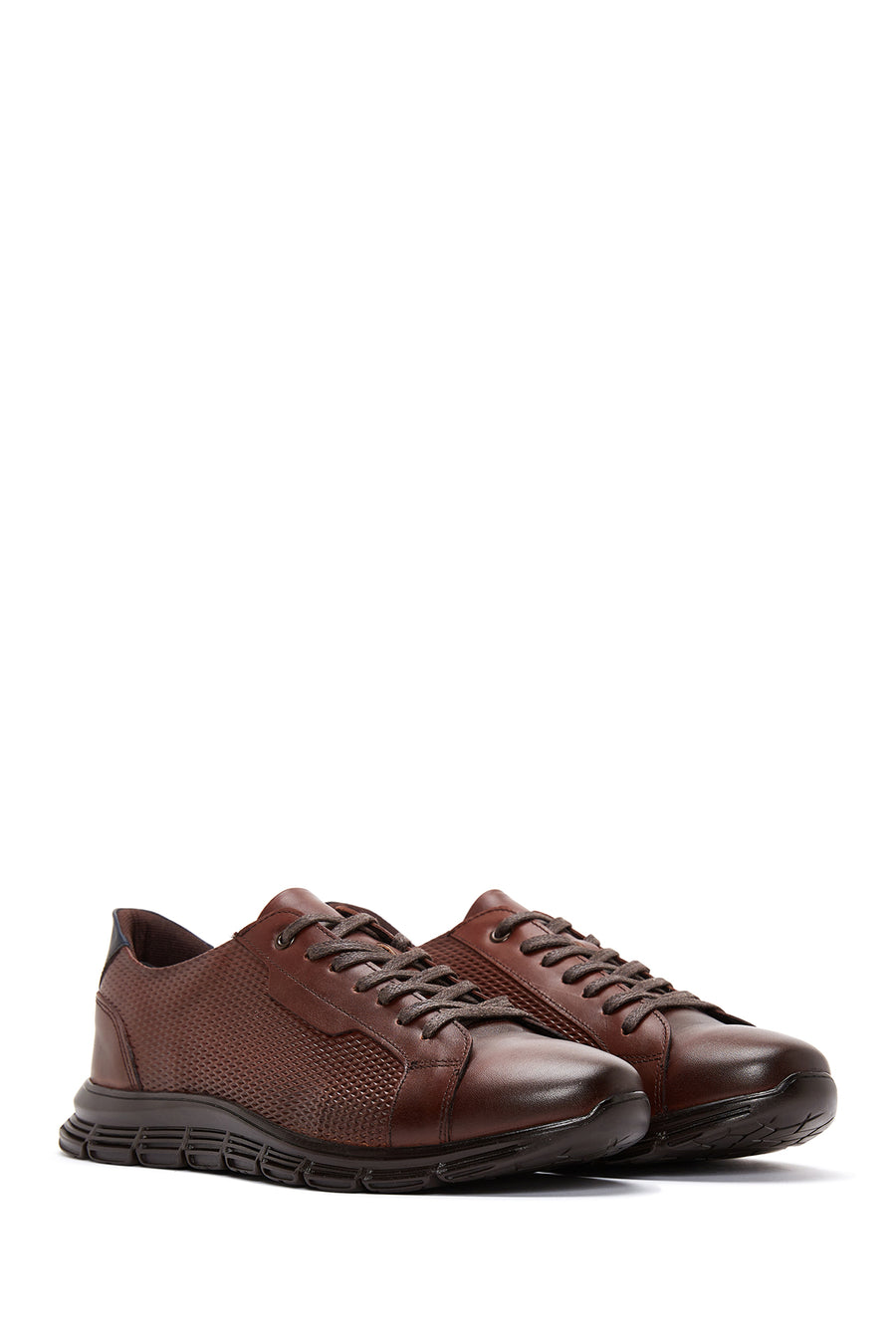 Men's Brown Leather Casual Shoes