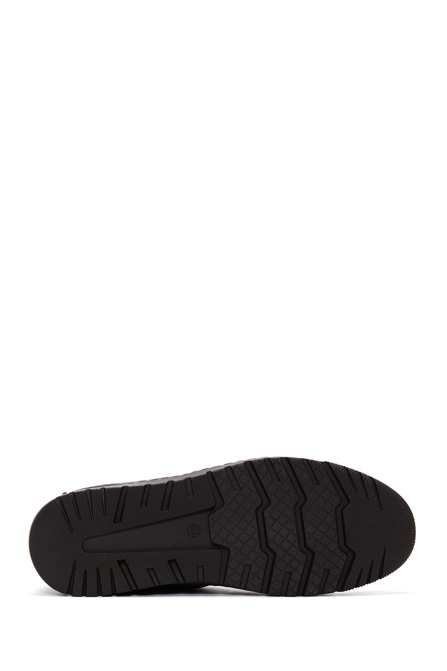 Men's Black Leather Zippered Casual Boots
