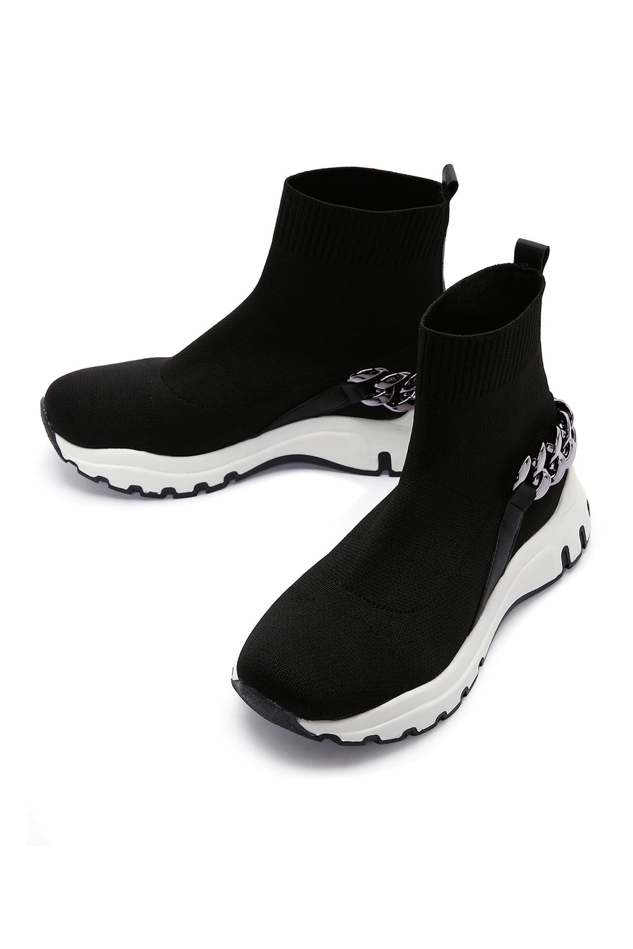 Women's Black High Top Sneaker
