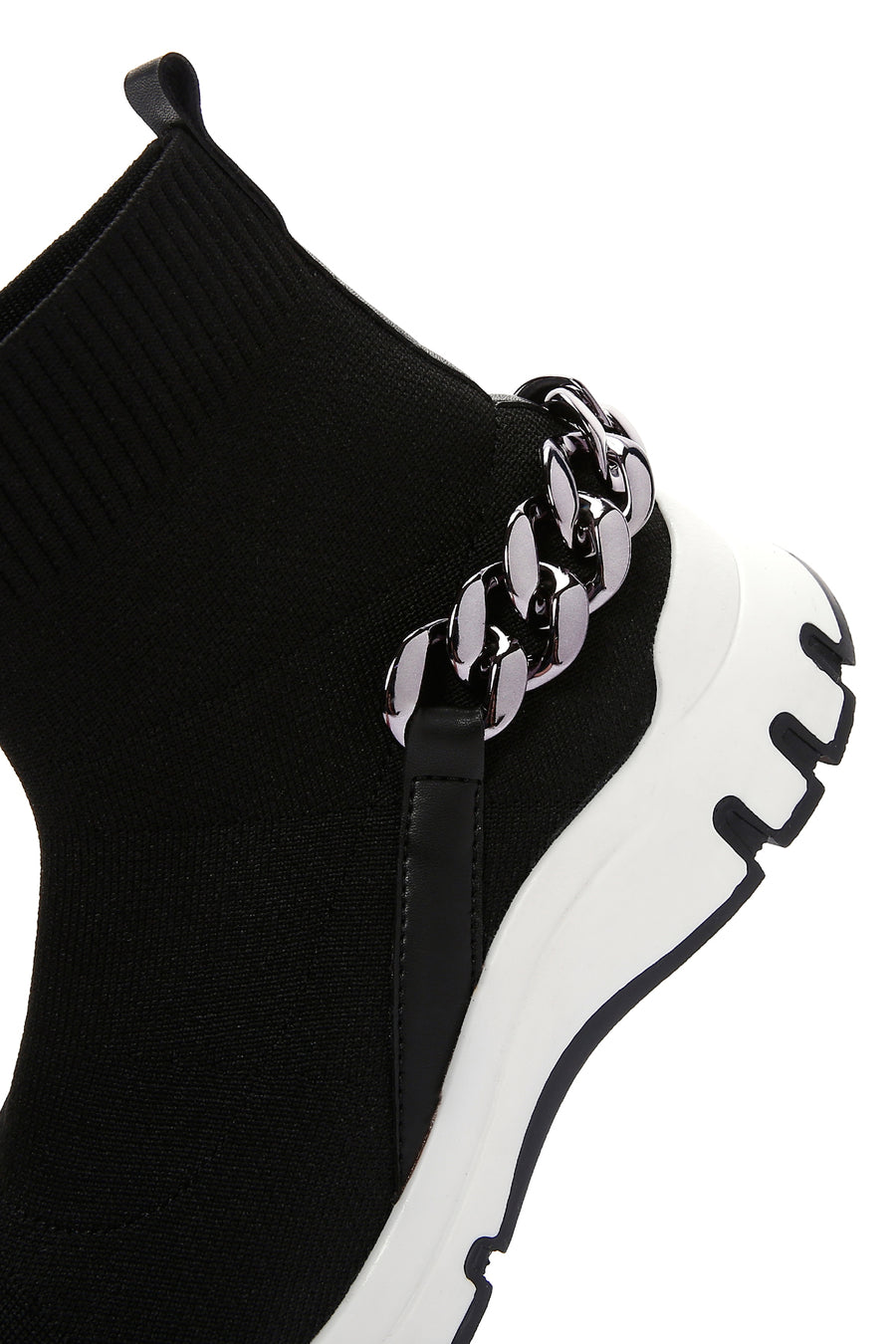 Women's Black High Top Sneaker