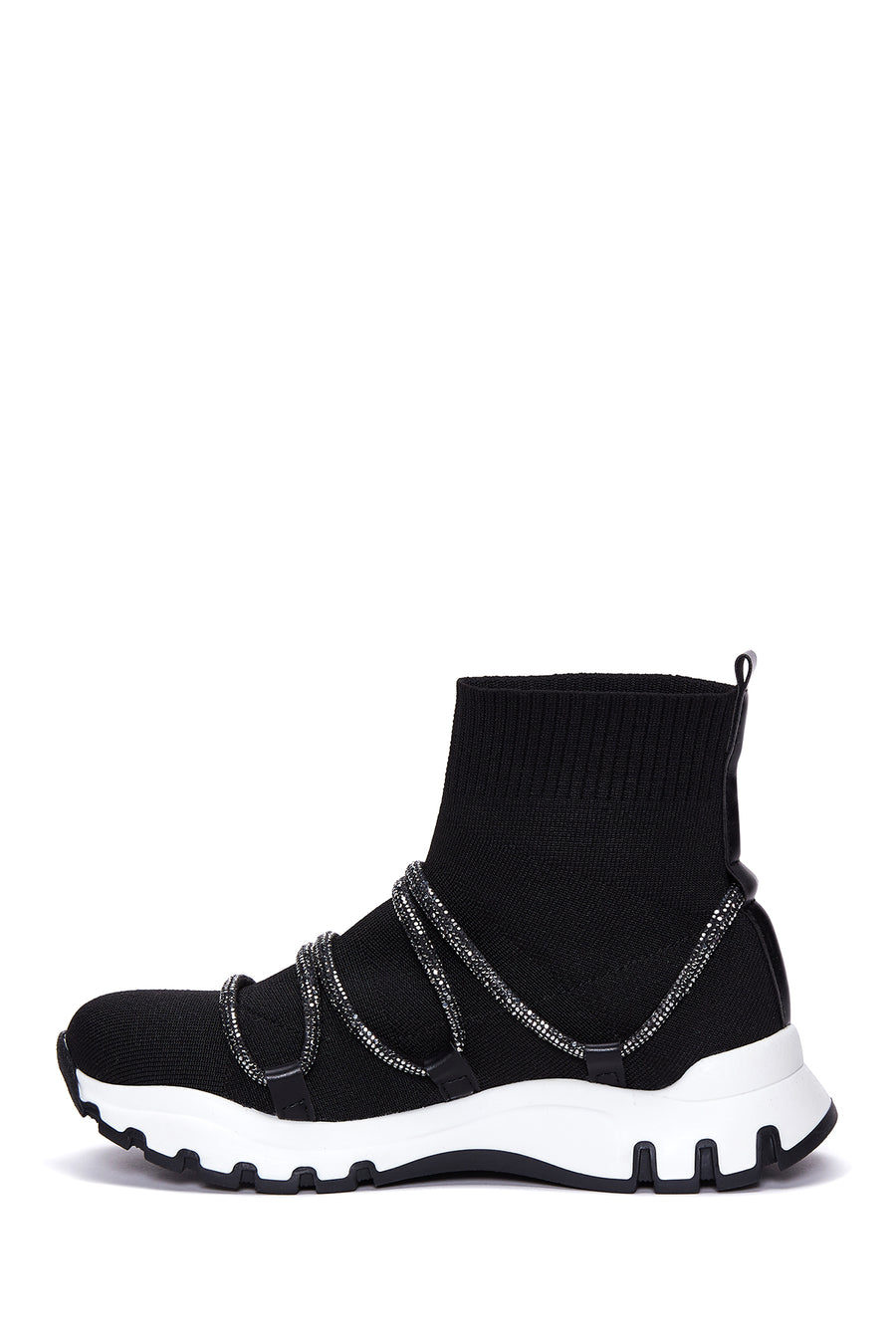 Women's Black High Top Sneaker