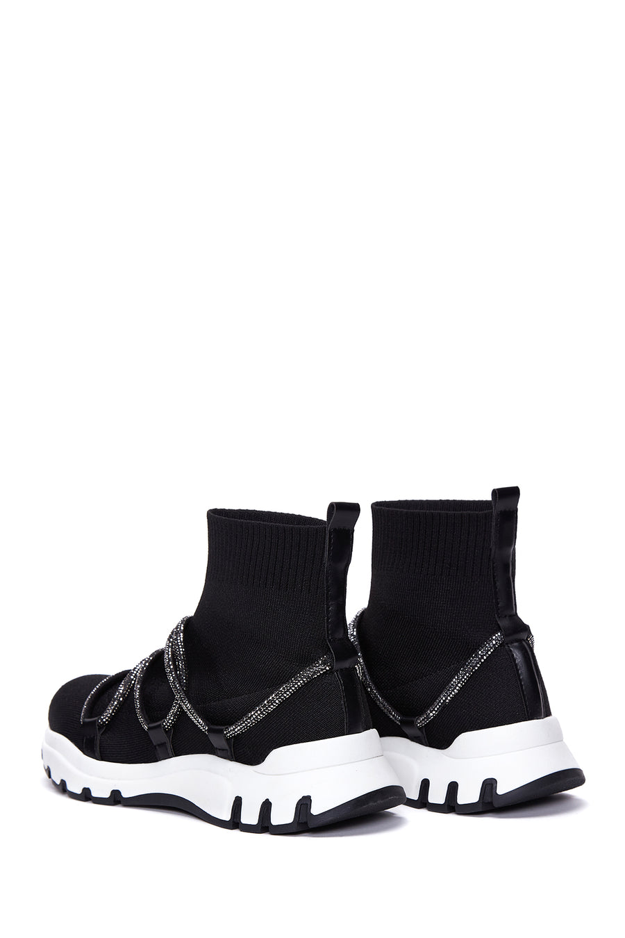 Women's Black High Top Sneaker
