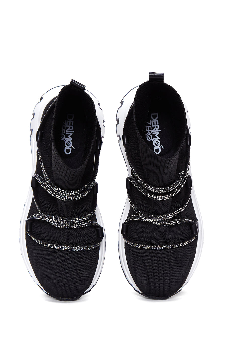 Women's Black High Top Sneaker