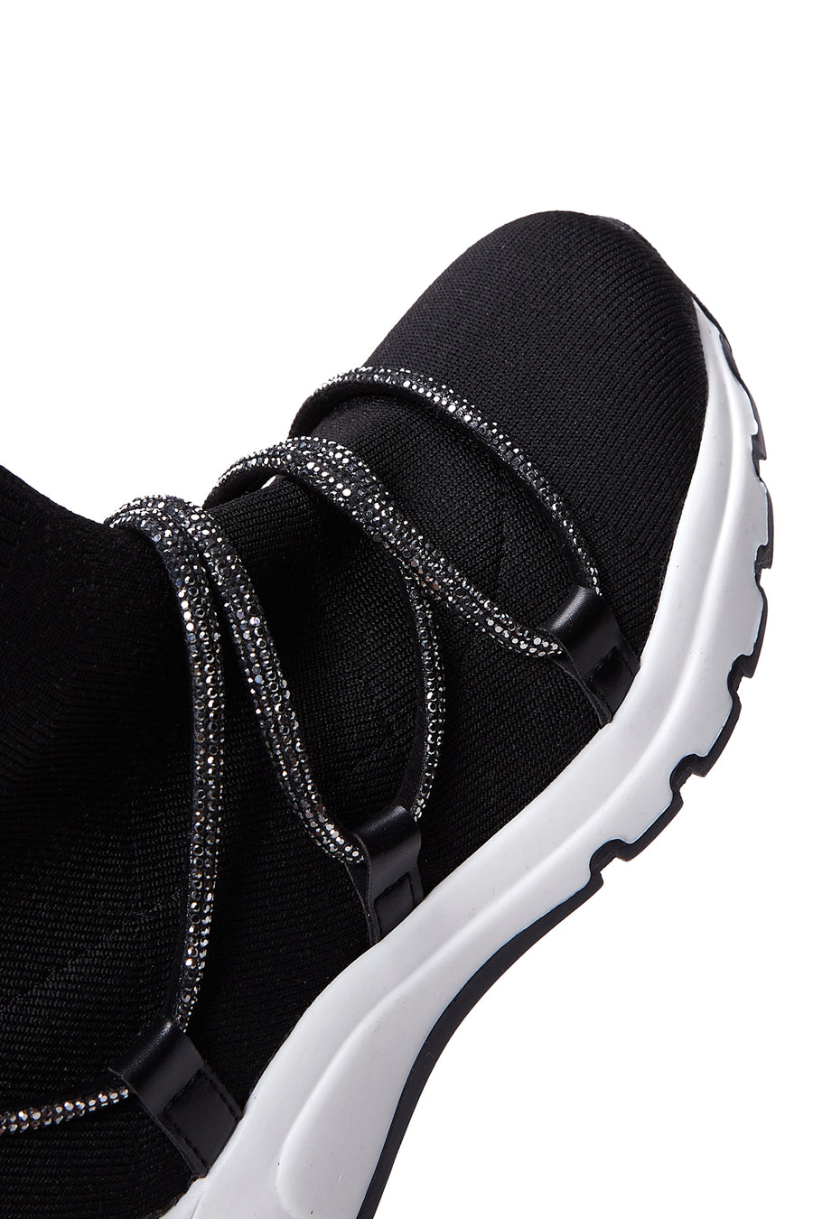 Women's Black High Top Sneaker