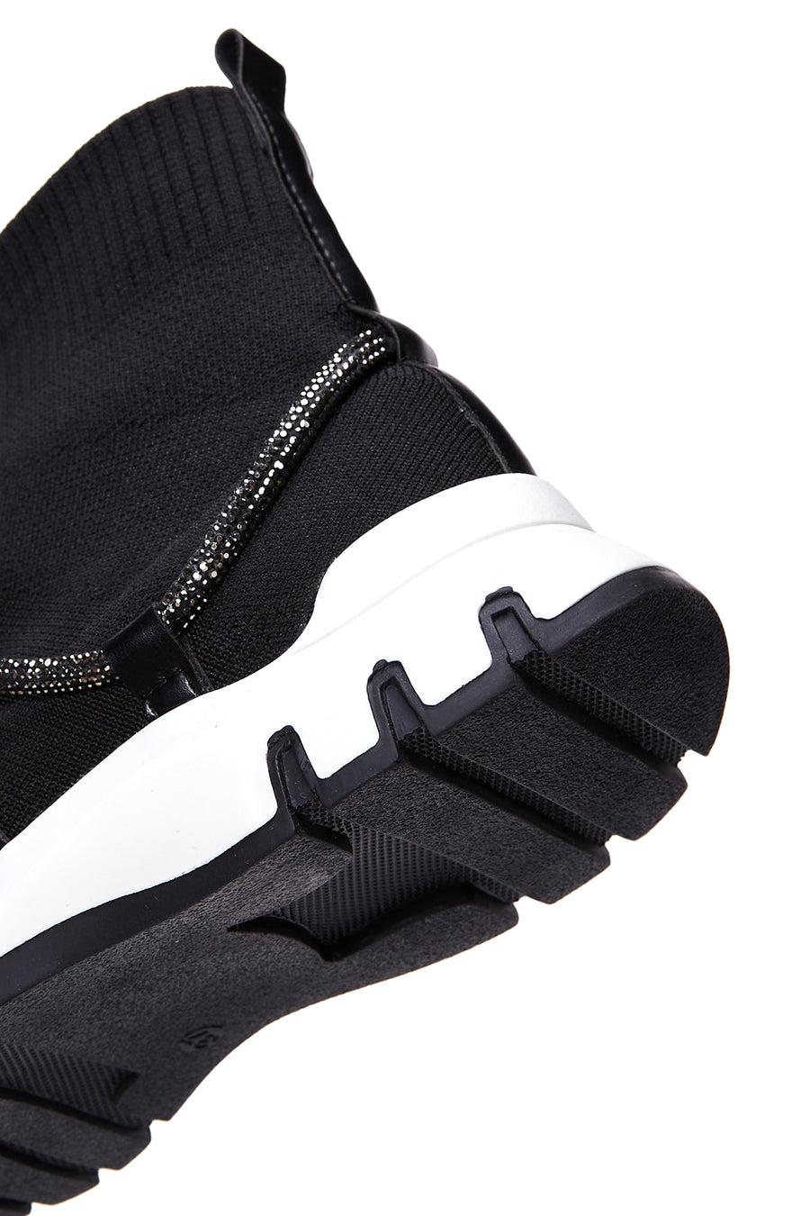 Women's Black High Top Sneaker