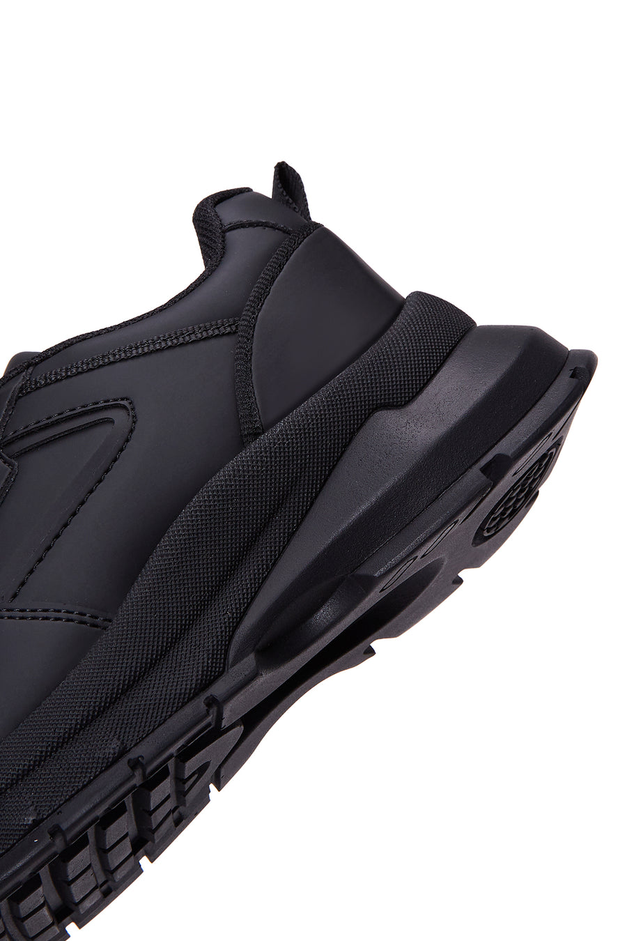 Women's Black Thick Soled Sneaker