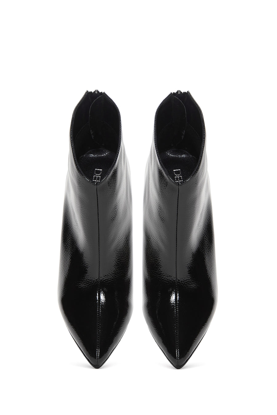 Women's Patent Leather Heeled Boots