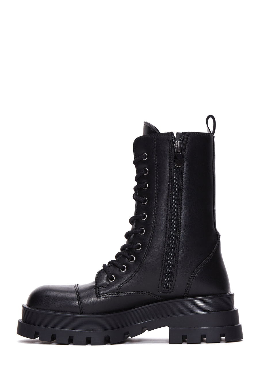 Women's Black Zippered Classic Boots
