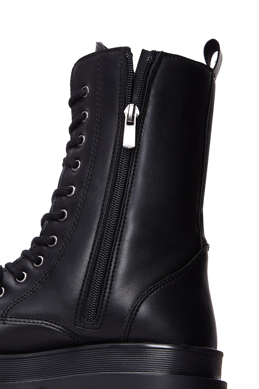 Women's Black Zippered Classic Boots