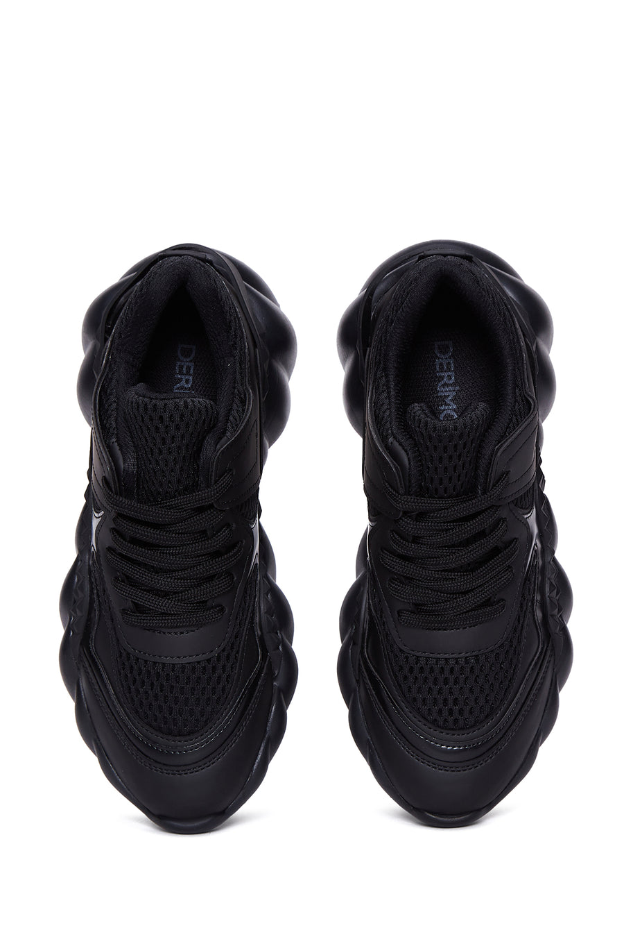 Kadın Siyah Kalın Tabanlı Sneaker