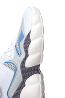 Women's Blue White Thick Soled Sneaker | Derimod
