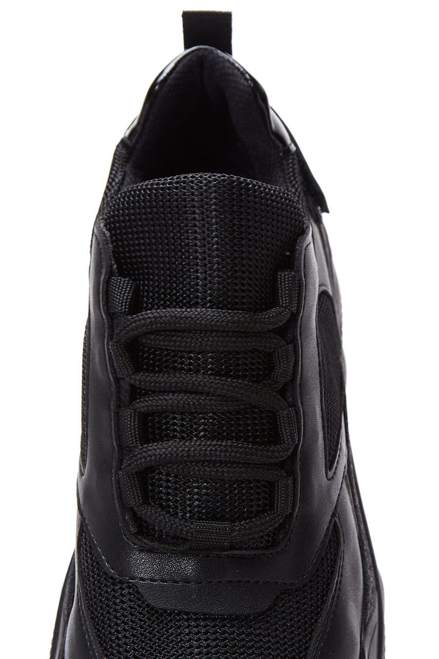 Kadın Siyah Kalın Tabanlı Sneaker