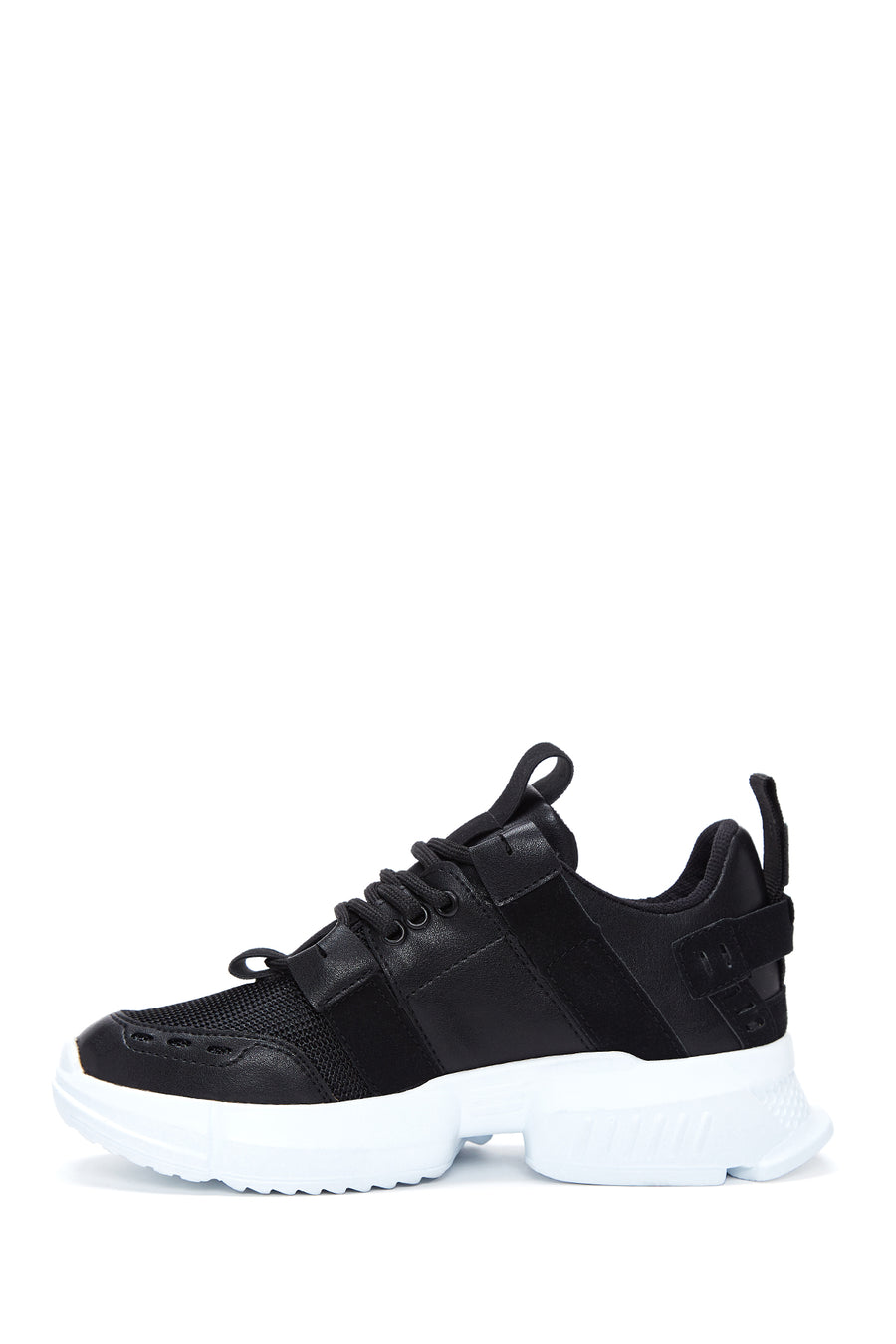 Kadın Siyah Yüksek Taban Sneaker