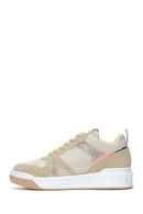 Women's Beige Lace-up Sneaker | Derimod