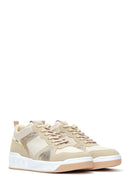 Women's Beige Lace-up Sneaker | Derimod