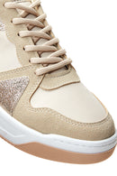 Women's Beige Lace-up Sneaker | Derimod