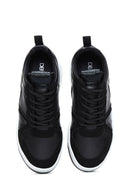 Women's Black Lace-Up Sneaker | Derimod