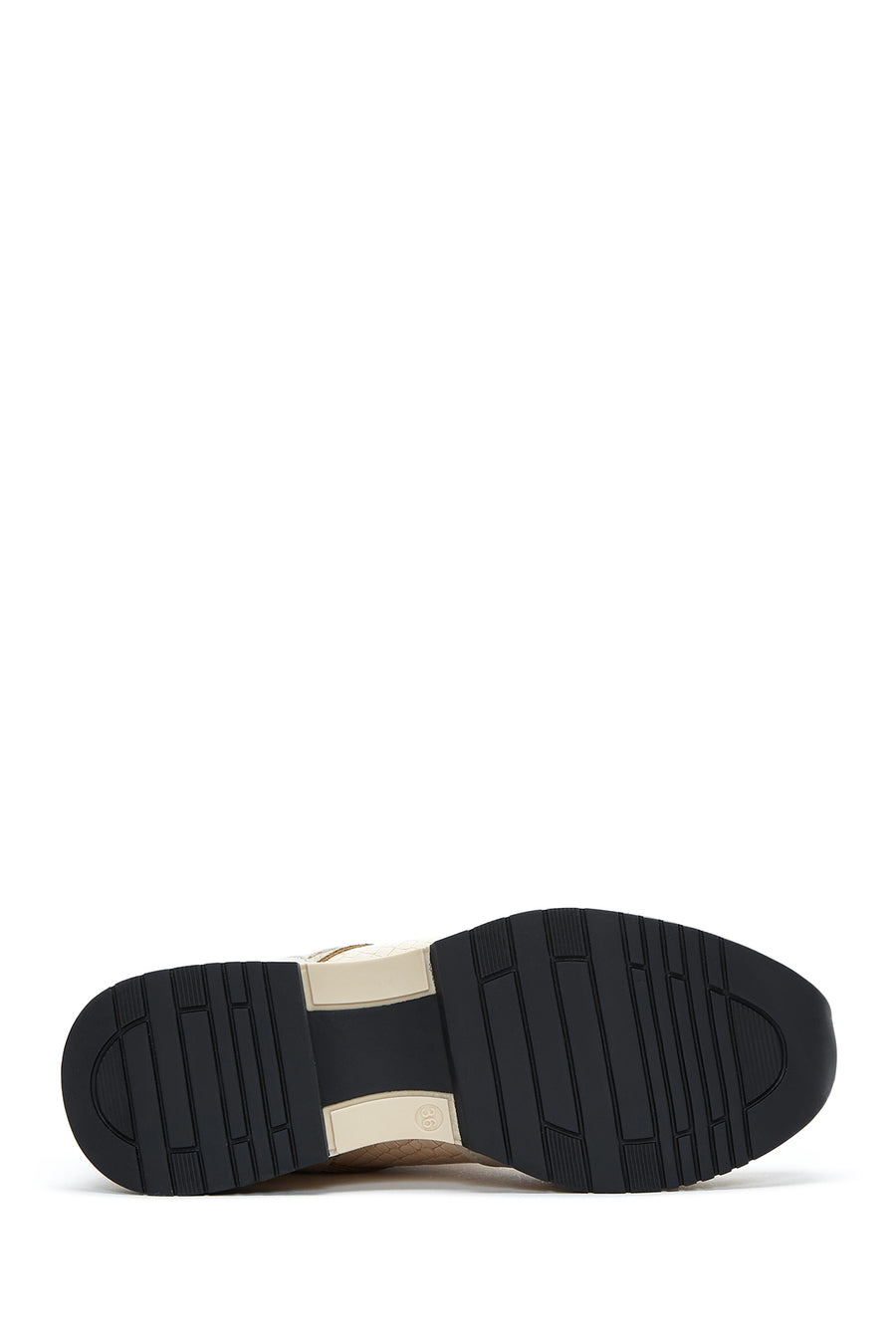 Women's Beige Thick Soled Sneaker