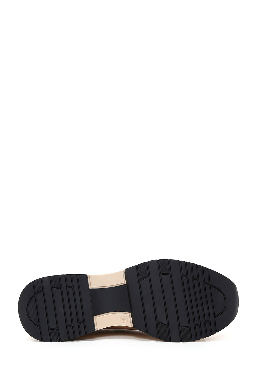 Women's Beige Thick Soled Sneaker