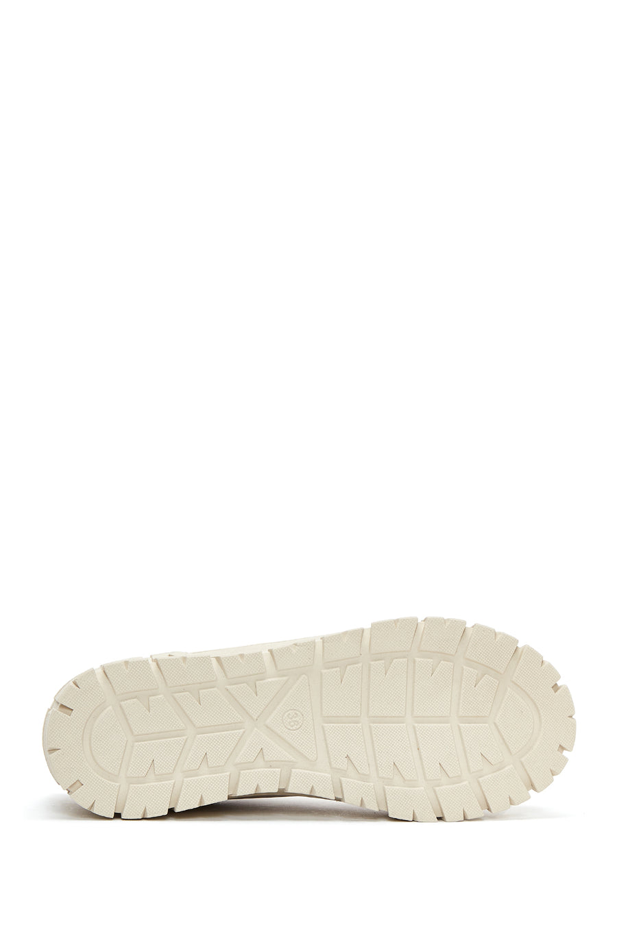Women's Beige Thick Soled Sneaker