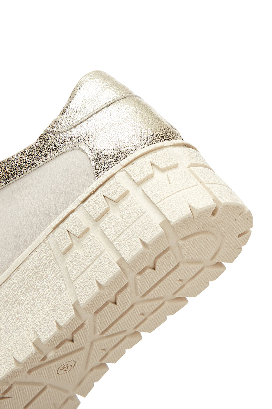 Women's Beige Thick Soled Sneaker
