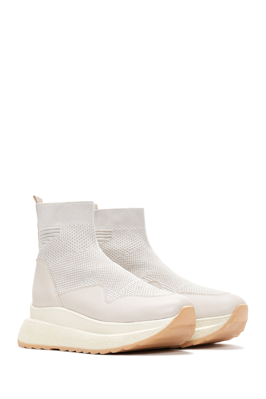 Kadın Bej Bilekli Sneaker