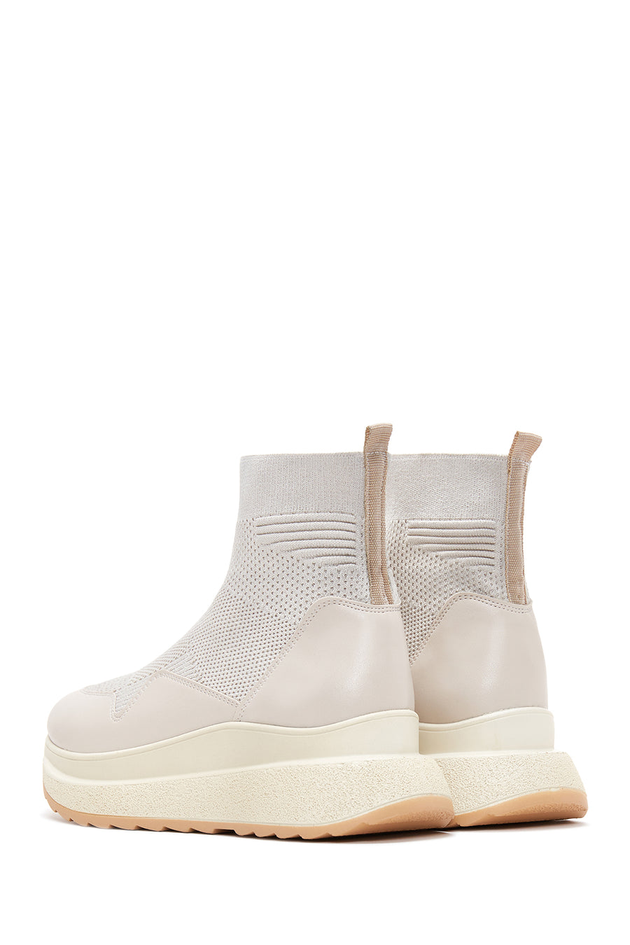 Kadın Bej Bilekli Sneaker