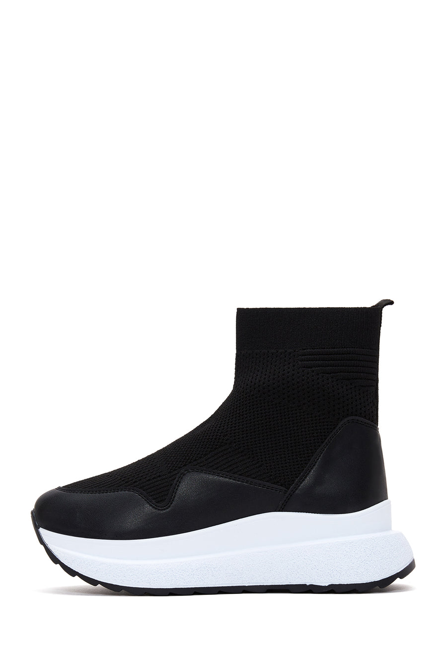 Women's Black High Top Sneaker