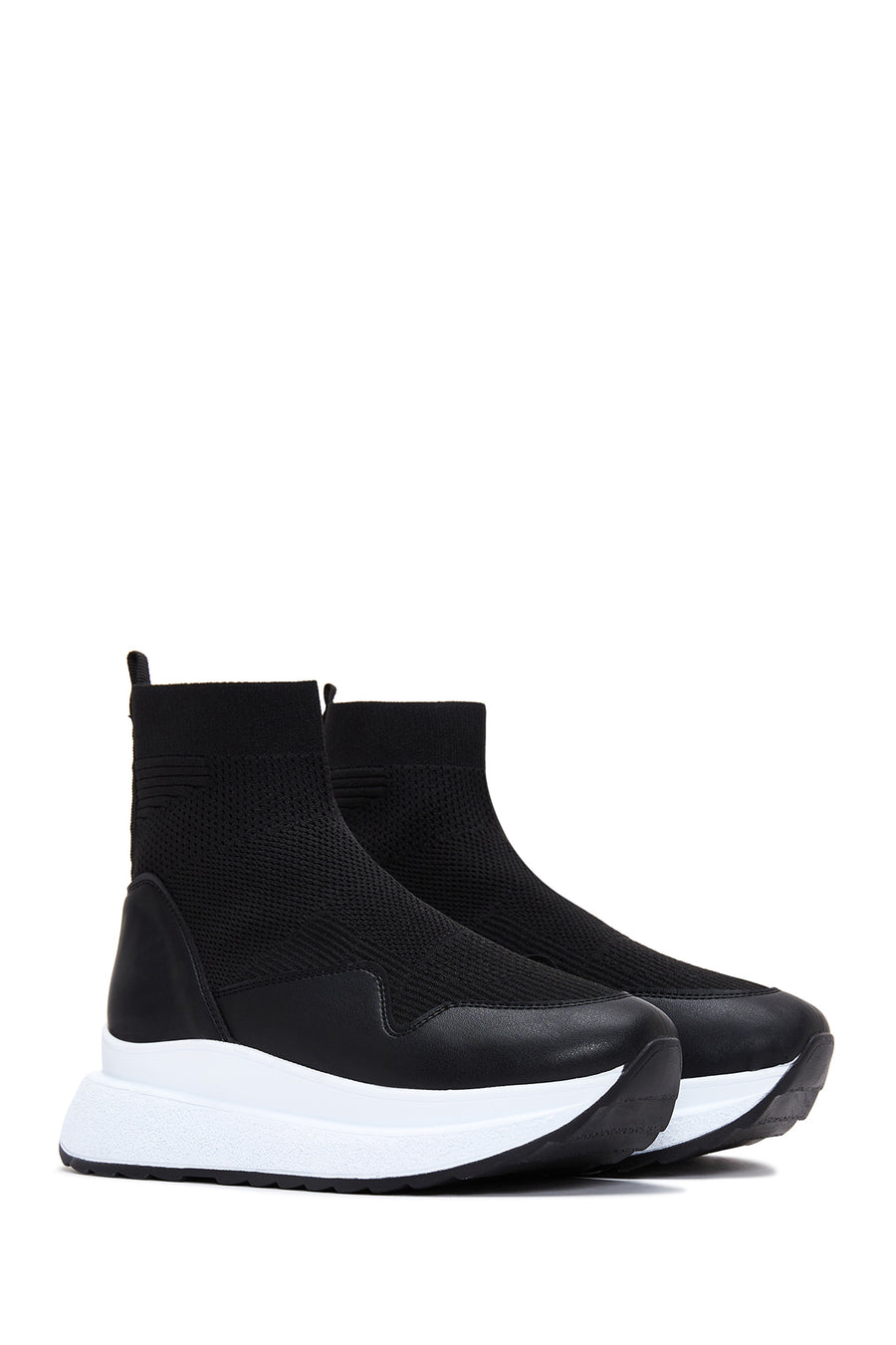 Women's Black High Top Sneaker