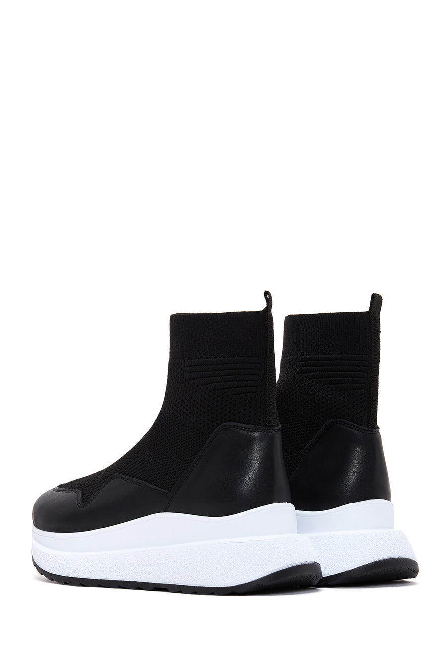 Women's Black High Top Sneaker