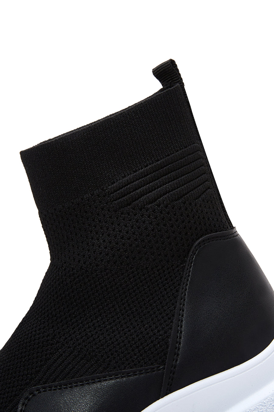 Women's Black High Top Sneaker