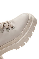Women's Beige Zippered Boots | Derimod