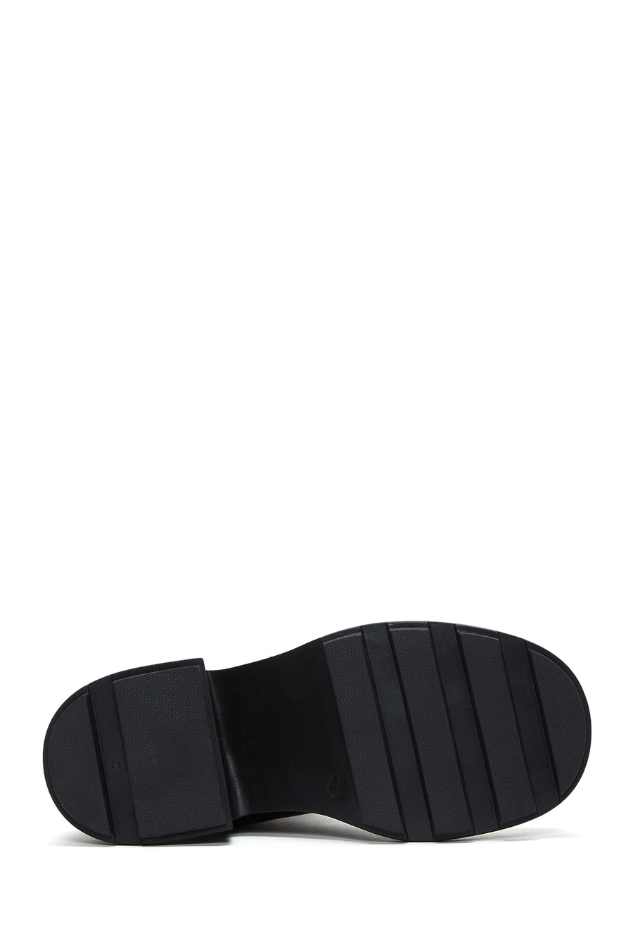 Women's Black Thick Soled Zippered Boots